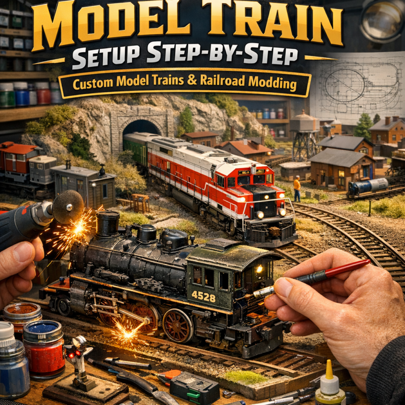 Train Basic Model Model Train Setup Step-by-Step: Custom Model Trains | Model Train ...