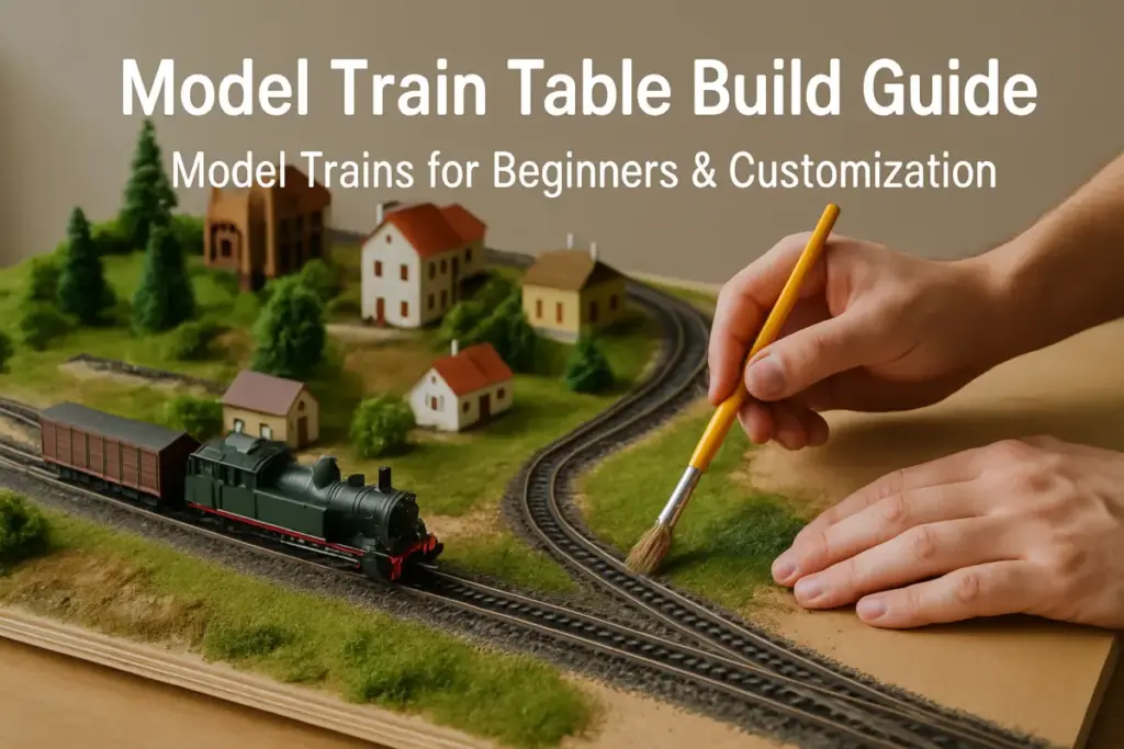 Model Train Table Build Guide: Model Trains for Beginners ...