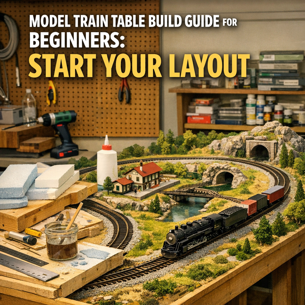 Model Train Table Size Chart Model Train Table Build Guide for Beginners: Start Your | Model Train ...