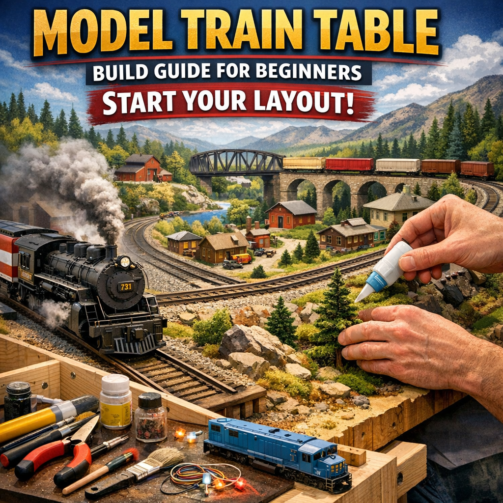 Model Train Table Build Guide for Beginners: Start Your | Model Train ...