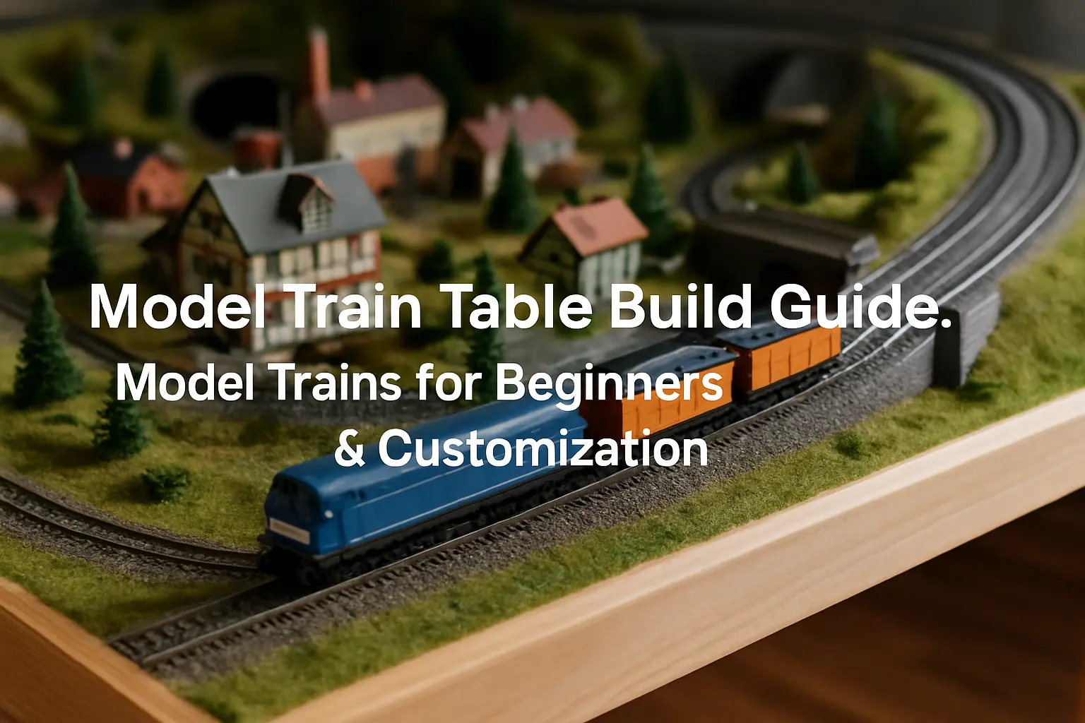 Train Table Structure Model Train Table Build Guide: Model Trains for Beginners ...