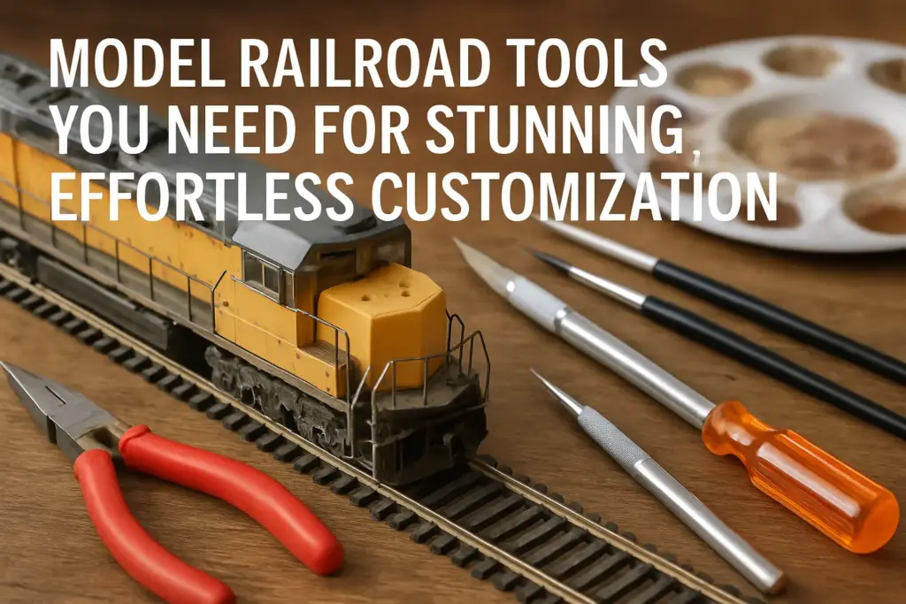 Train Engine Tools Model Railroad Tools You Need for Stunning, Effortless Customization ...