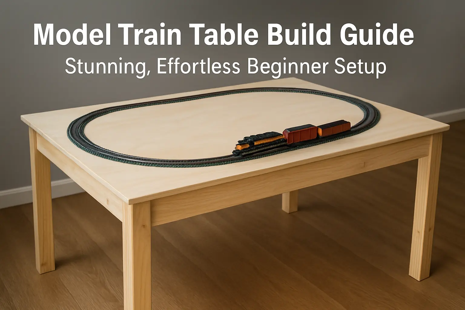 Model Train Table Build Guide: Stunning, Effortless Beginner Setup ...