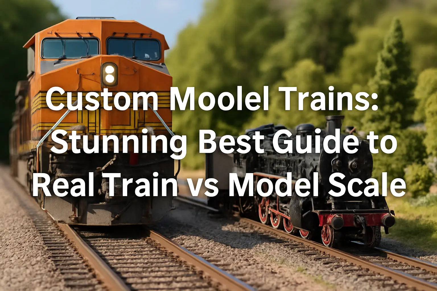 Custom Model Trains: Stunning Best Guide to Real Train vs Model Scale ...