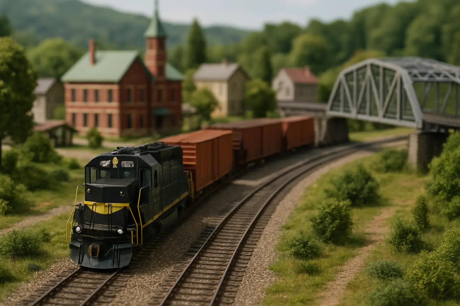 Rails Model Examples HO Scale Layout Examples: Stunning Best Model Train Layout Ideas ...